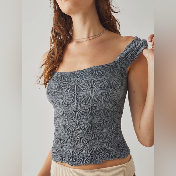 Free People Tops - Free People Love Letter Cami in Denim Rins Size XS/S NWT